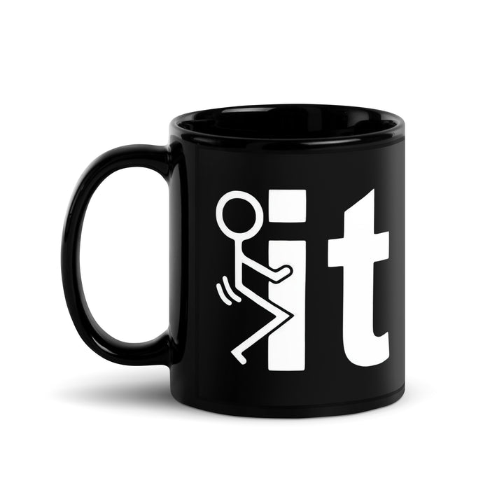 Funny Coffee Mug | Stickman on The IT Mug | Funny Mugger