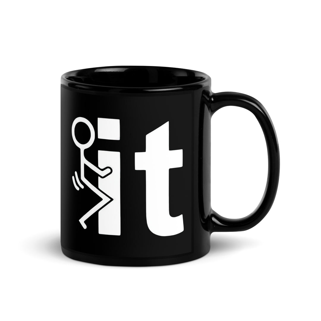Funny Coffee Mug | Stickman on The IT Mug | Funny Mugger