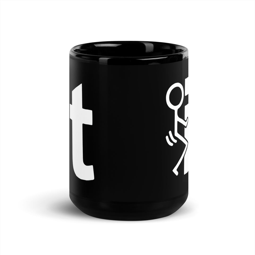 Funny Coffee Mug | Stickman on The IT Mug | Funny Mugger