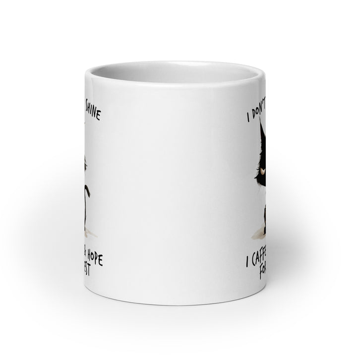 Funny Coffee Mug | I Don't Rise & Shine Cat Mug | Funny Mugger