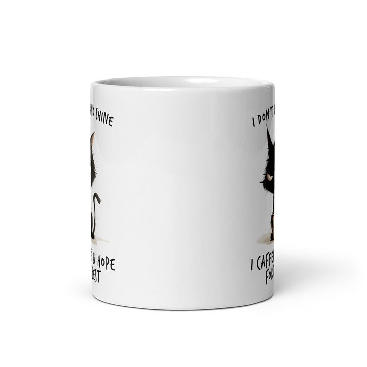 Funny Coffee Mug | I Don't Rise & Shine Cat Mug | Funny Mugger