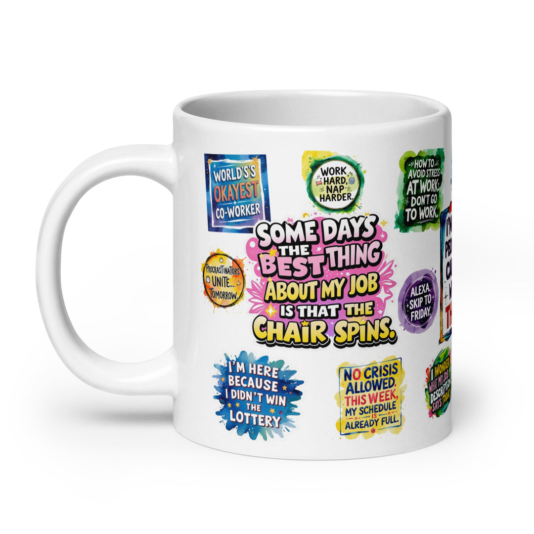 Funny Coffee Mug | Luckily People Can't Hear My Thoughts Mug | Funny Mugger