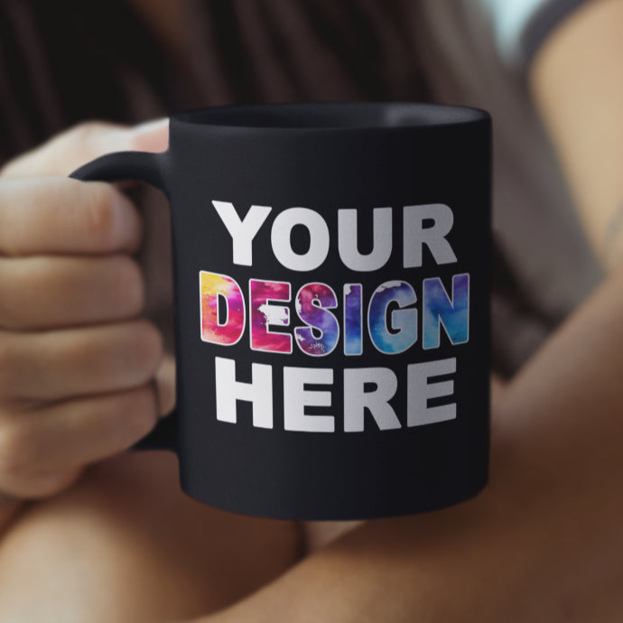 Funny Coffee Mug | Custom Black Glossy Mug | Funny Mugger