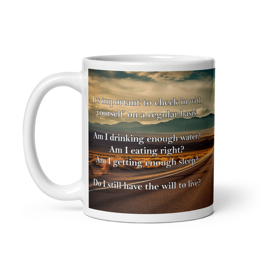 Check In With Yourself Mug Funny Coffee Mug | Funny Mugger