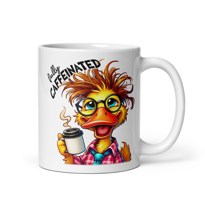 Funny Coffee Mug | Caffeinated Duck Before & After | Funny Mugger