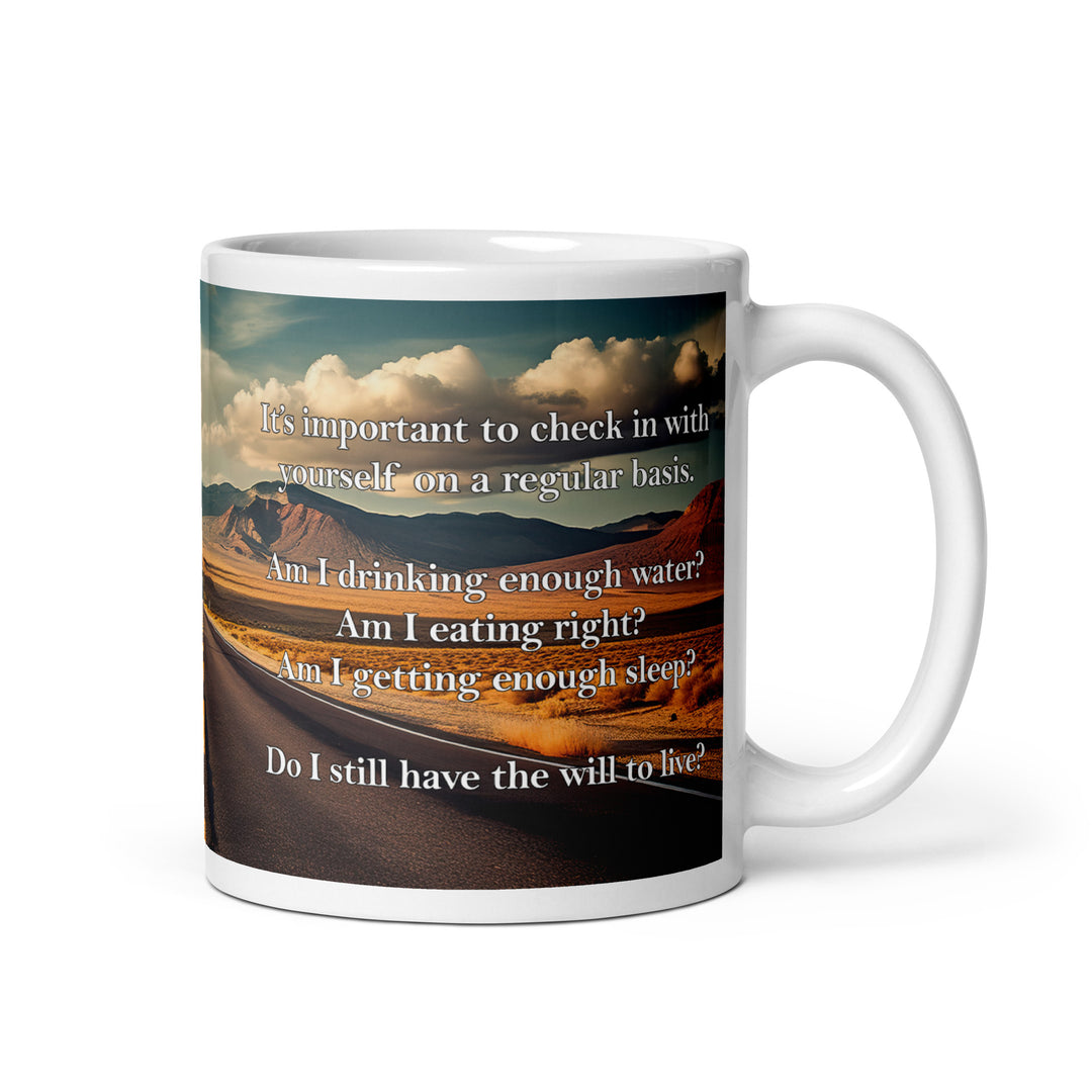 Funny Coffee Mug | Check In With Yourself Mug | Funny Mugger