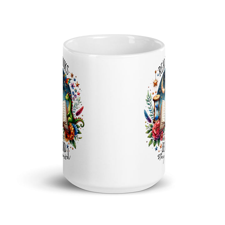 Funny Coffee Mug | Be Kind, Read Books, Stay Weird Mug | Funny Mugger