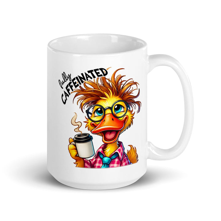 Funny Coffee Mug | Caffeinated Duck Before & After | Funny Mugger