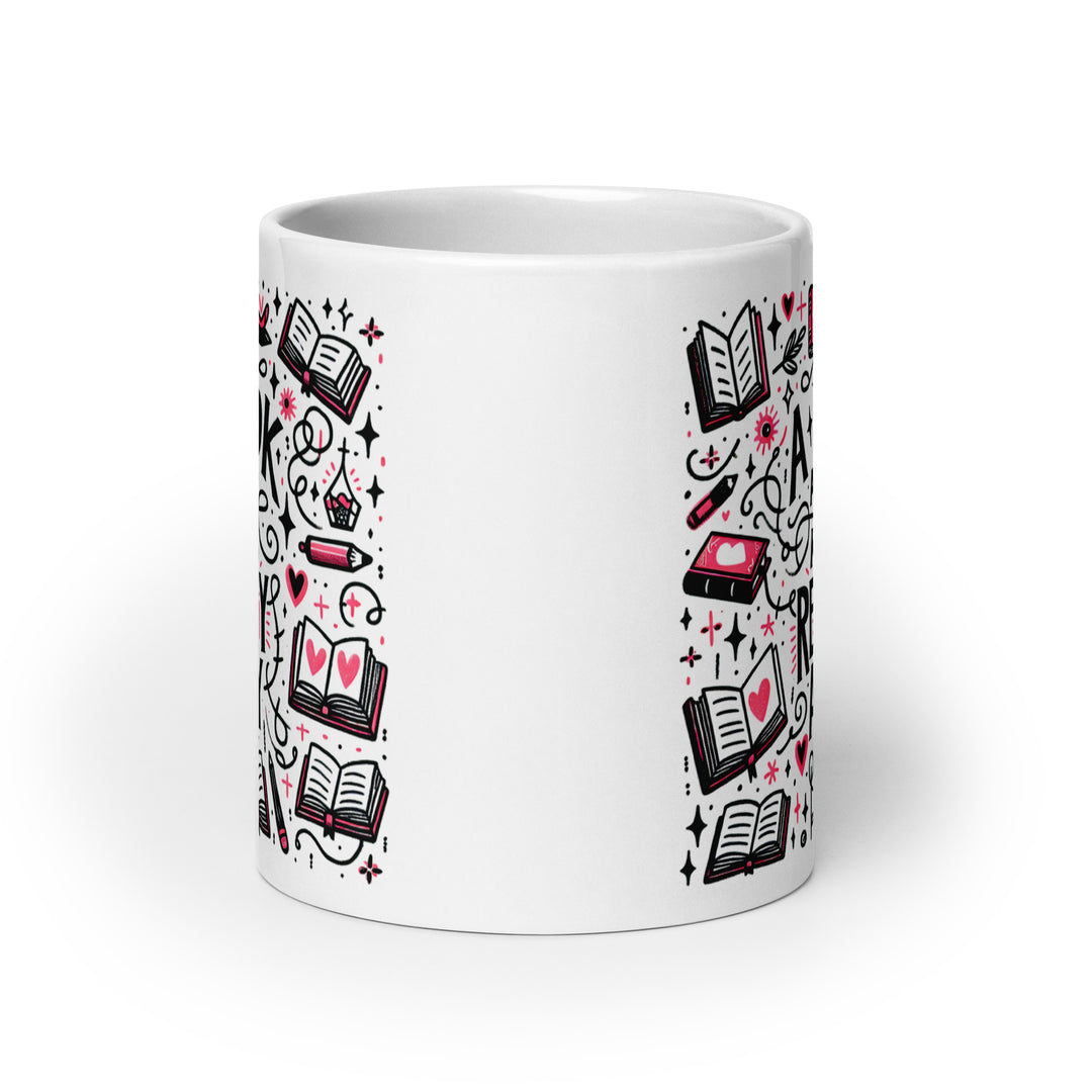 Funny Coffee Mug | A Book A Day Keeps Reality Away | Funny Mugger