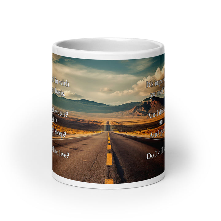 Funny Coffee Mug | Check In With Yourself Mug | Funny Mugger